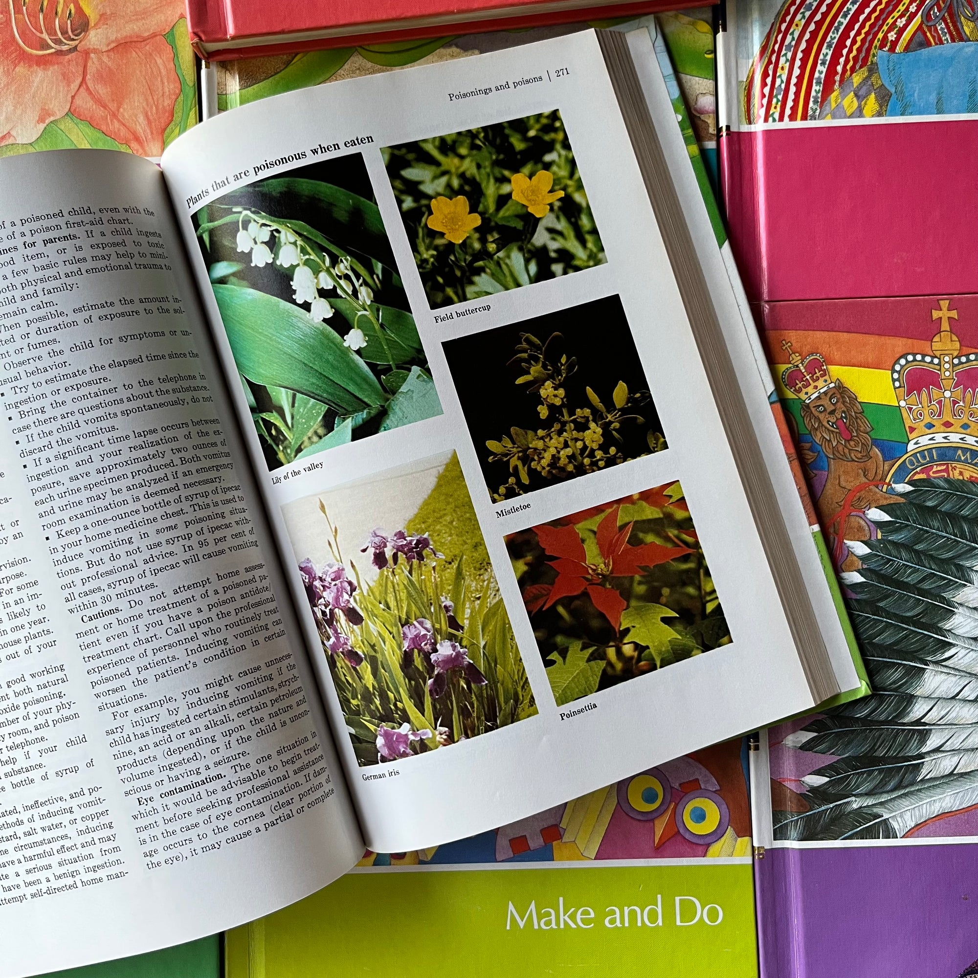 vintage children's book set, Childcraft How & Why Library 15 Volume Complete Set published by Wonder Books, Inc. - view of the photographs