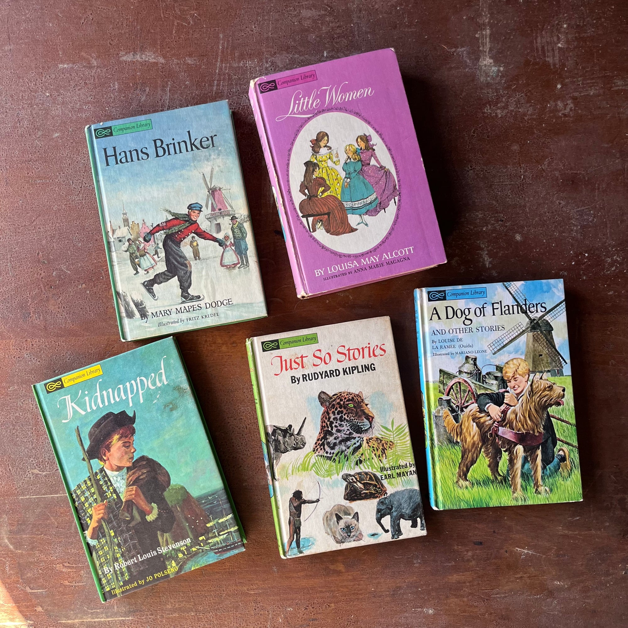 Companion Library 5 Book Set - 1950's Children's Books