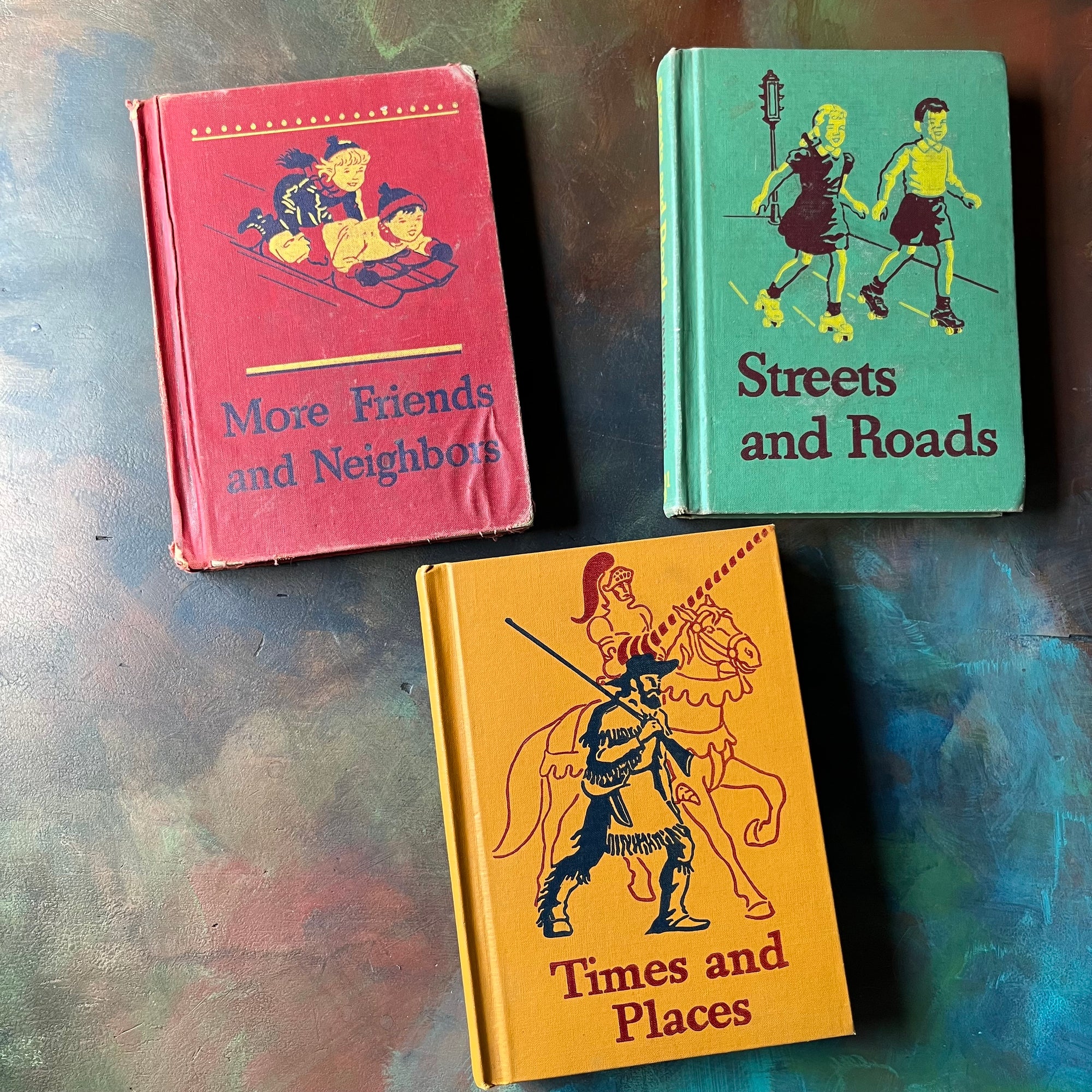 New Basic Readers Book Set - More Friends & Neighbors, Streets & Roads & Times & Places