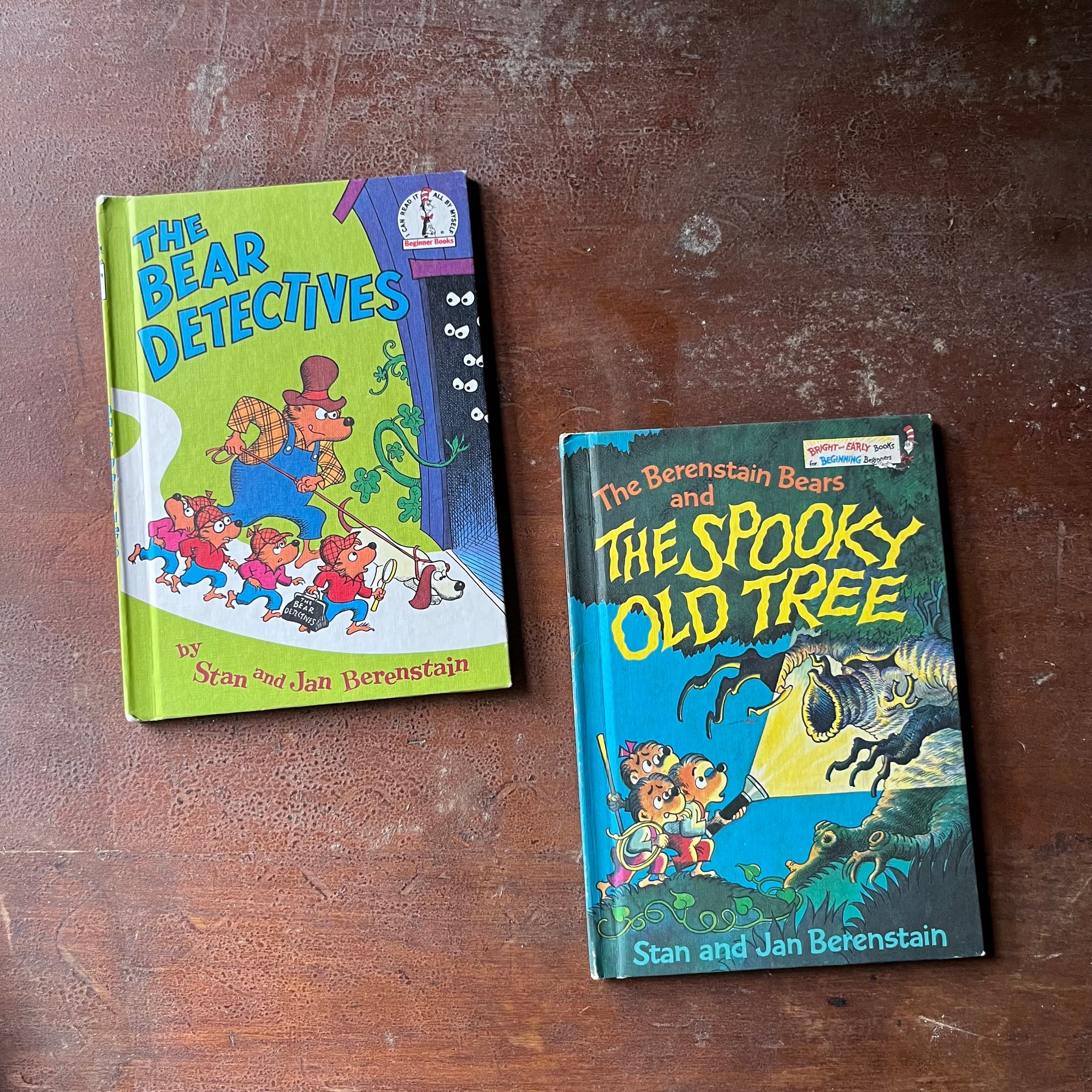 Pair of Berenstain Bears Books:  The Bear Detectives and The Spooky Old Tree by Stan & Jan Berenstain