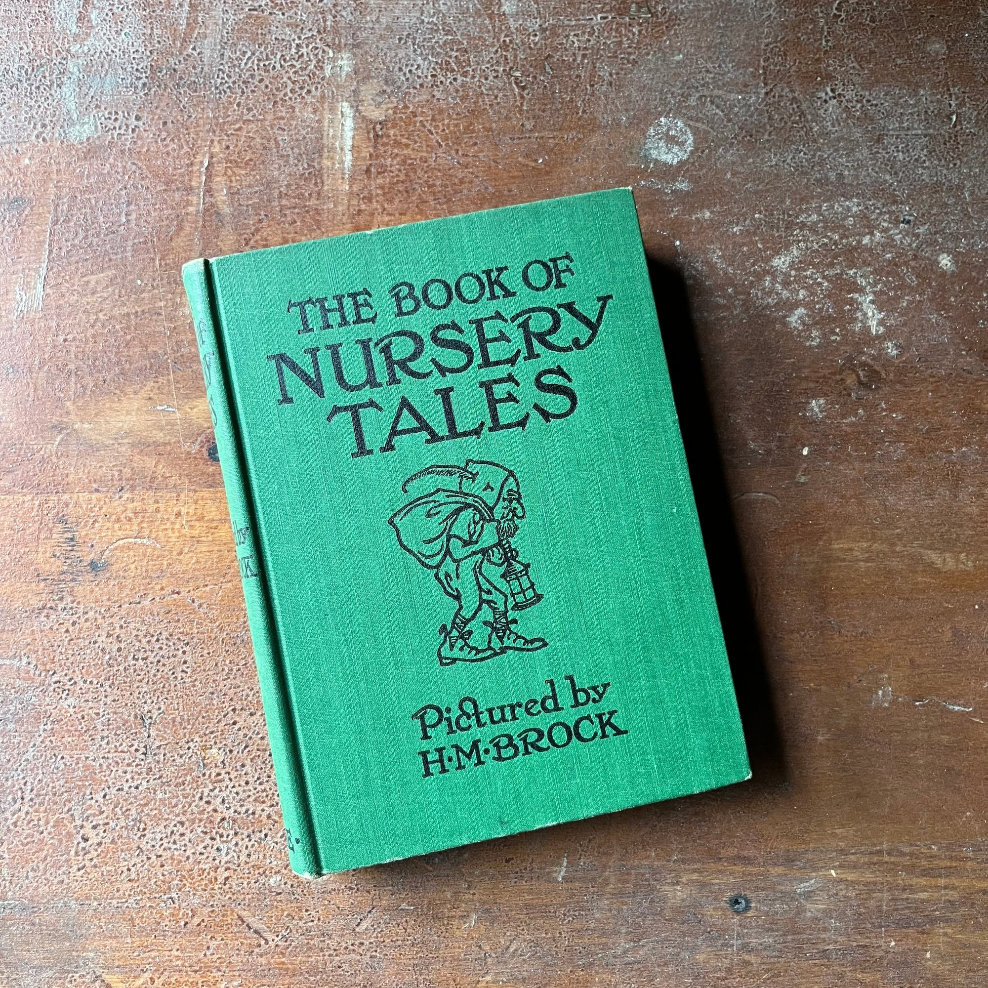 vintage short stories for children, vintage nursery tales - The Book of Nursery Tales with Pictures by H. M. Brock - view of the front cover