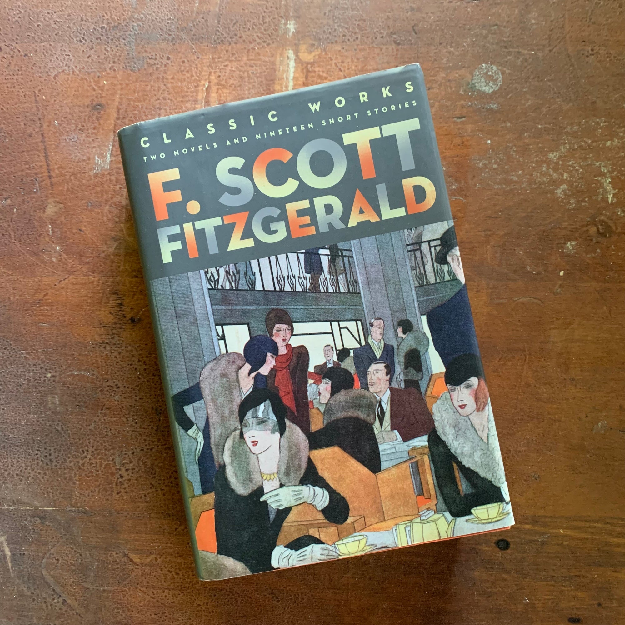 Classic Works of F. Scott Fitzgerald 2012 Edition - Dust Jacket Front Cover