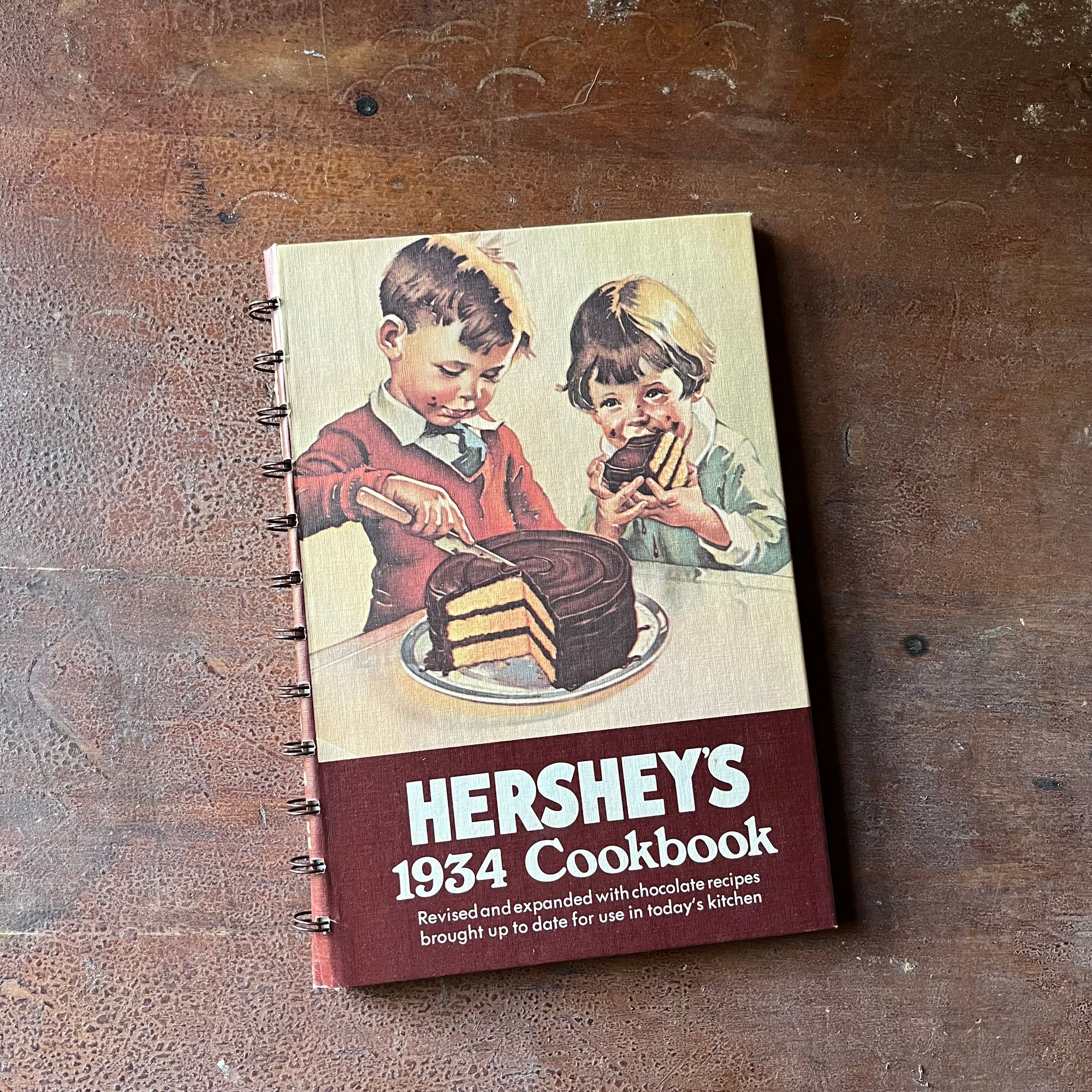 Hershey's 1934 Cookbook - view of the front cover