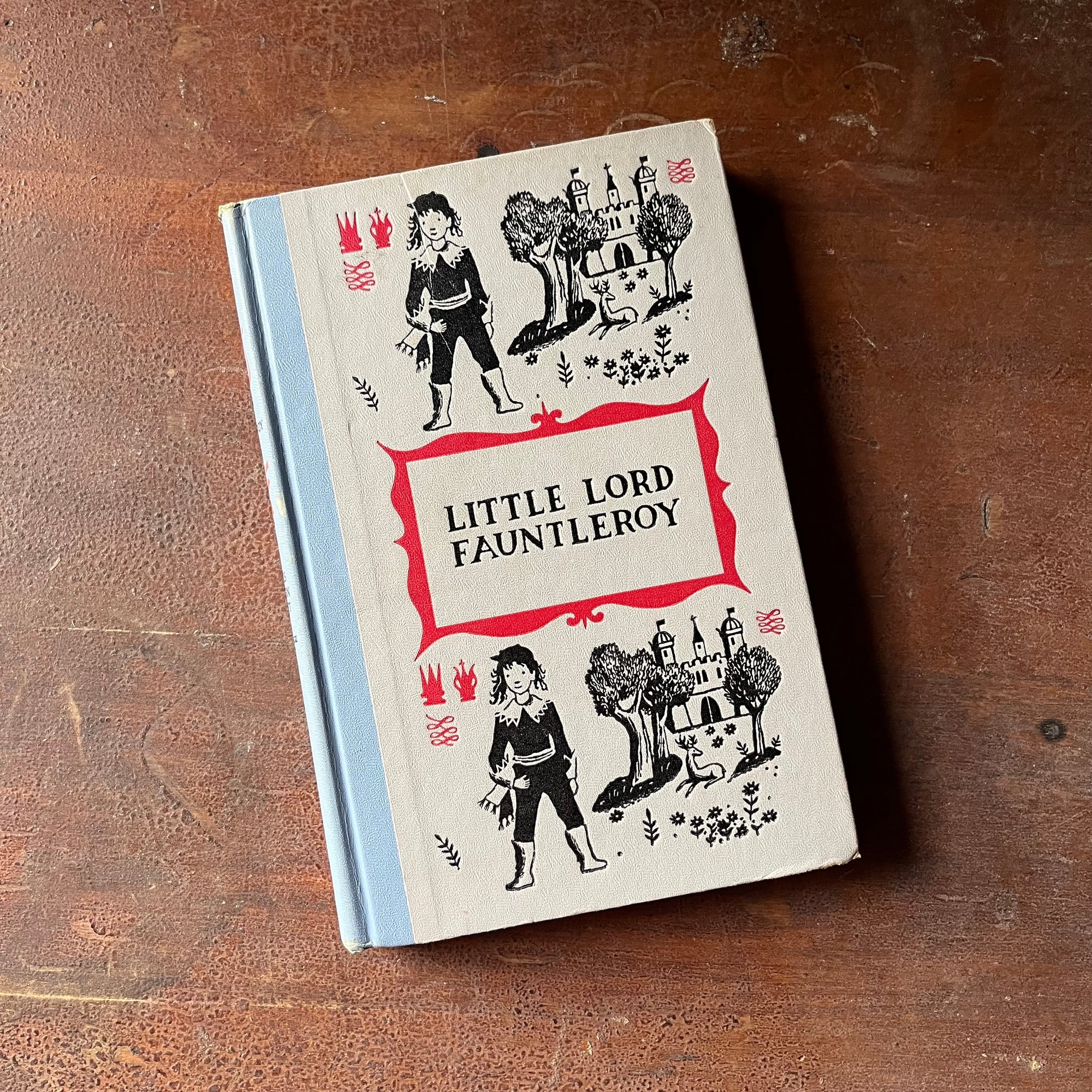 Little Lord Fauntleroy by Frances Hodgson Burnett - a 1954 Junior Deluxe Editions Children's Book - view of the front cover