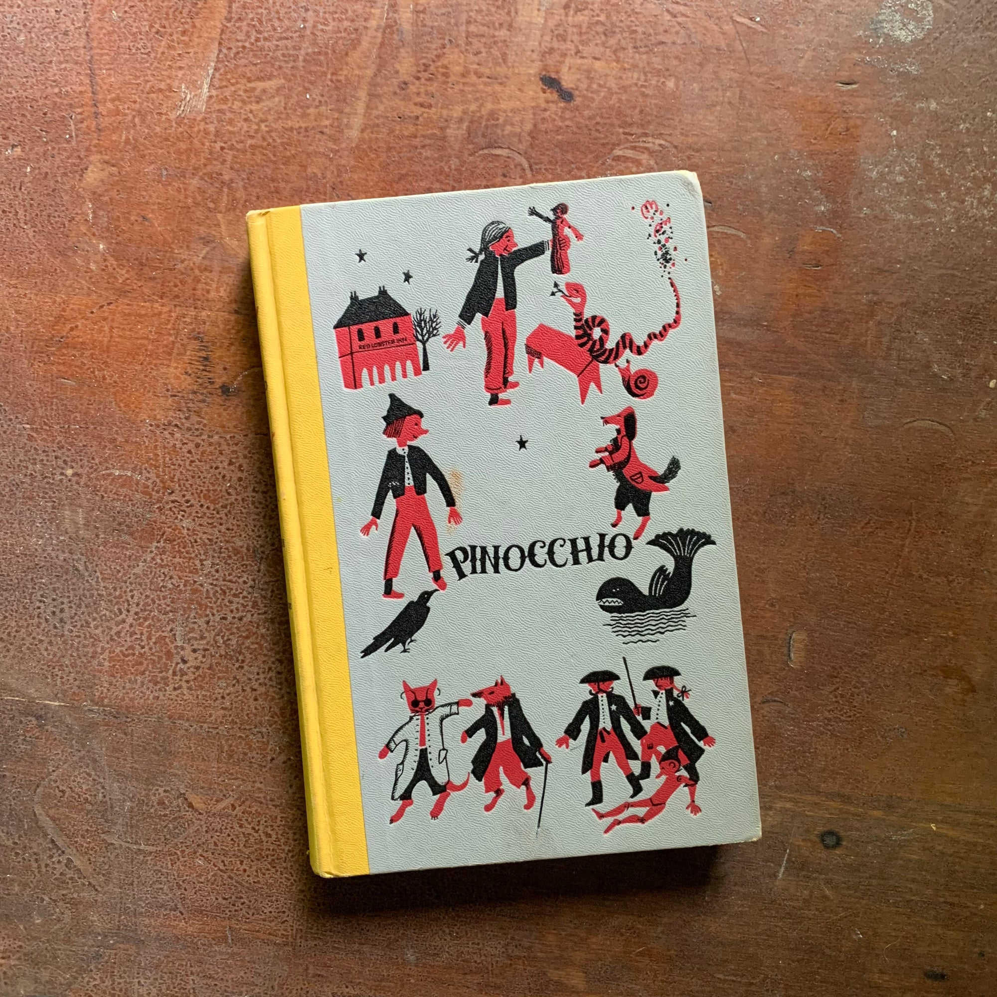 Pinocchio - A 1955 Junior Deluxe Editions Children's Book - Cover