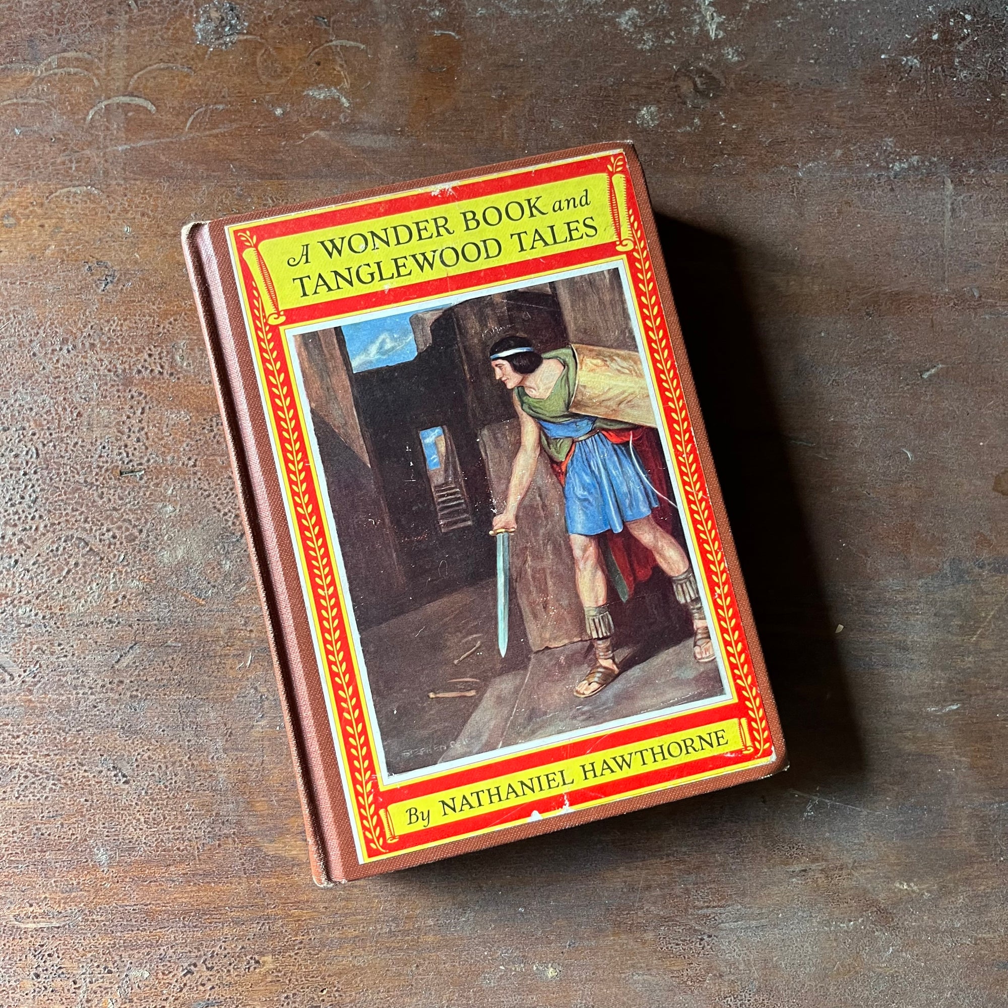 The Newbery Classics - A Wonder Book and Tanglewood Tales by Nathaniel Hawthorne - view of the front cover