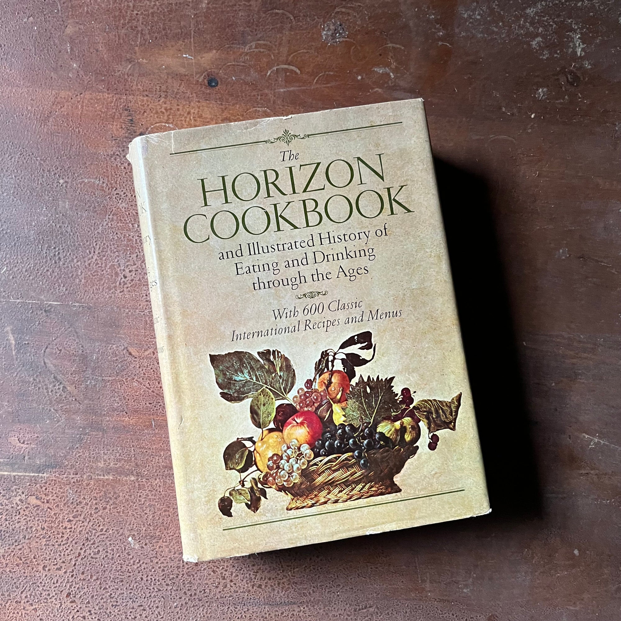 The Horizon Cookbook by William Harlan Hale - 1960 Edition - view of the dust jacket's front cover