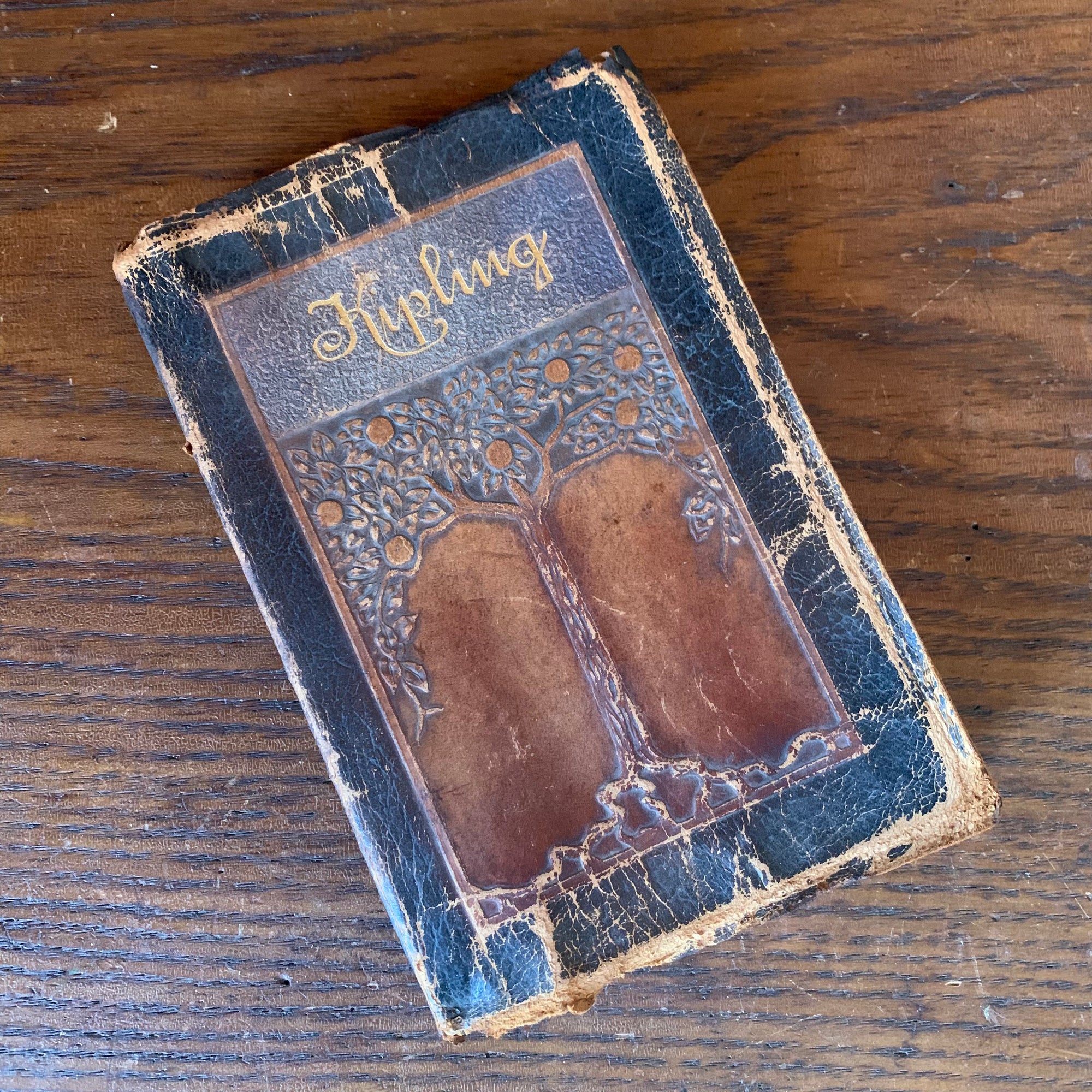 The Poems of Rudyard Kipling - Embossed Leatherbound Edition - Antique Book