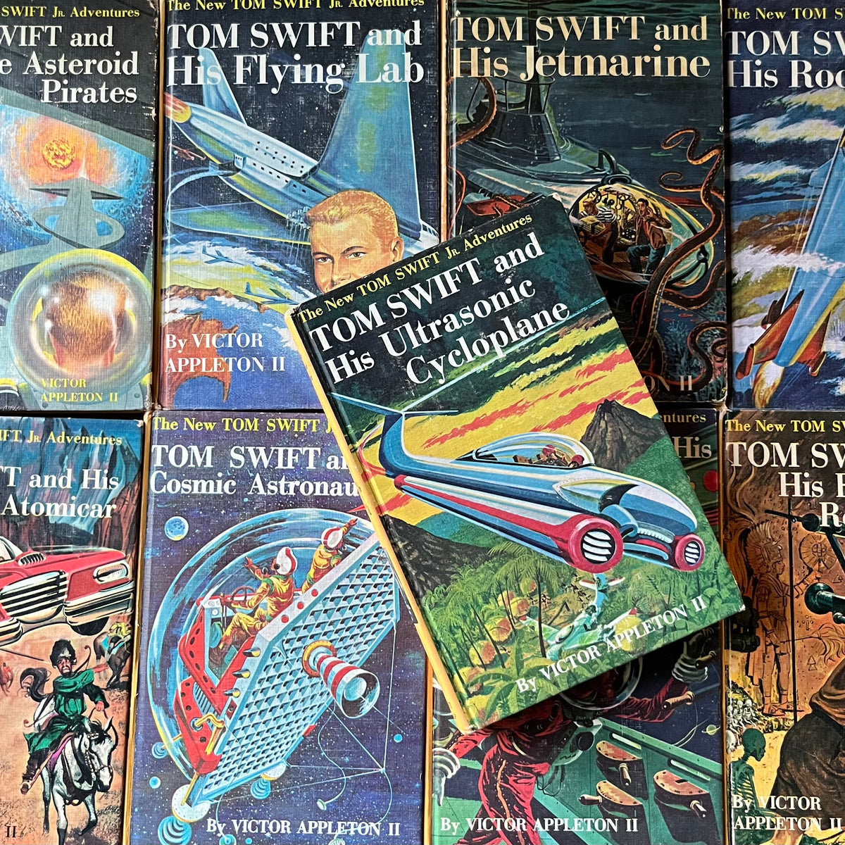 Tom Swift Sci-Fi Children's Chapter Books - Log Cabin Vintage