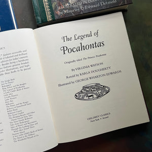 1980's Children's Classics-Call of the Wild-Wind in the Willows-The Legend of Pocahontas-The Jungle Book-classic children's literature-view of the title page