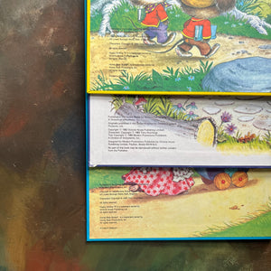 A Happy Ending 1980's Children's Picture Books written by Jane Carruth with illustrations by Tony Hutchings-The Lucky Glasses-Adventure in the Dark-Tiggy Goes to the Hospital-view of the copyrights