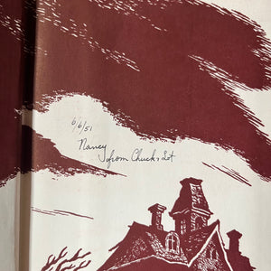 A Judy Bolton Mystery Book Set by Margaret Sutton Volumes 16 through 20-vintage children's mystery books-mystery books for girls-view of the inscription