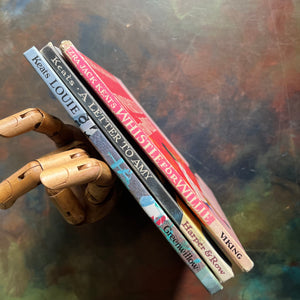 Set of Three Vintage Picture Books-A Letter to Amy, Louie and Whistle for Willie-Ezra Jack Keats-vintage children's picture books-award winning children's author and illustrator-view of the spines