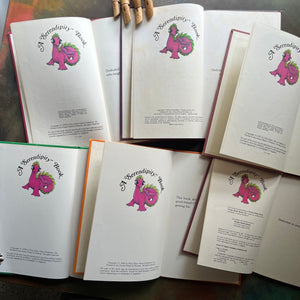 A Serendipity Book Set written by Stephen Cosgrove with illustrations by Robin James-1980s children's books-vintage picture books-view of the copyright pages