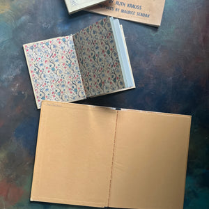A Very Special House-Charlotte and the White Horse-written by Ruth Krauss with illustrations by Maurice Sendak-vintage children's books-view of the inside covers