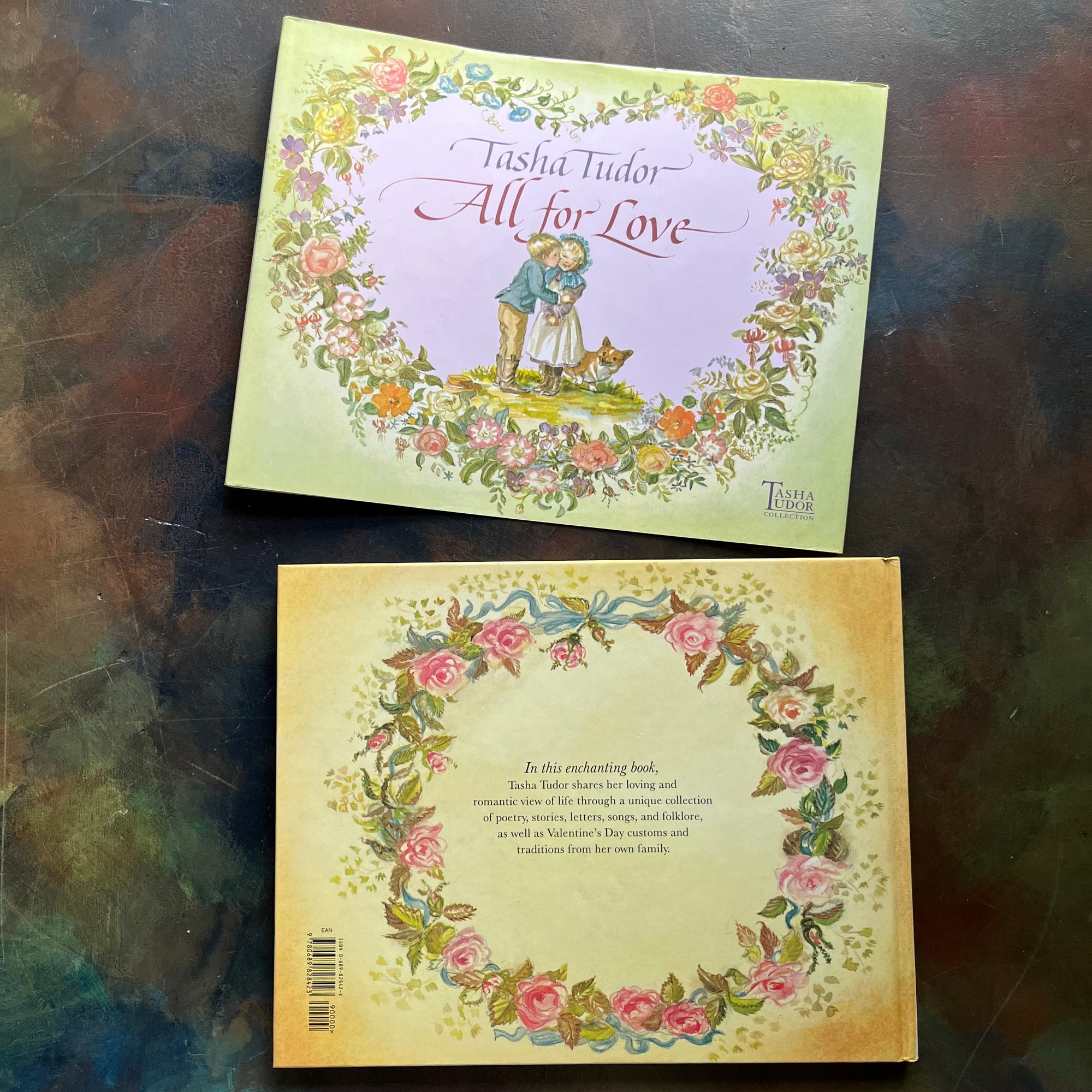 All for Love Selected by Tasha Tudor-Tasha Tudor Collection-vintage poetry for children-vintage short stories-view of the back cover