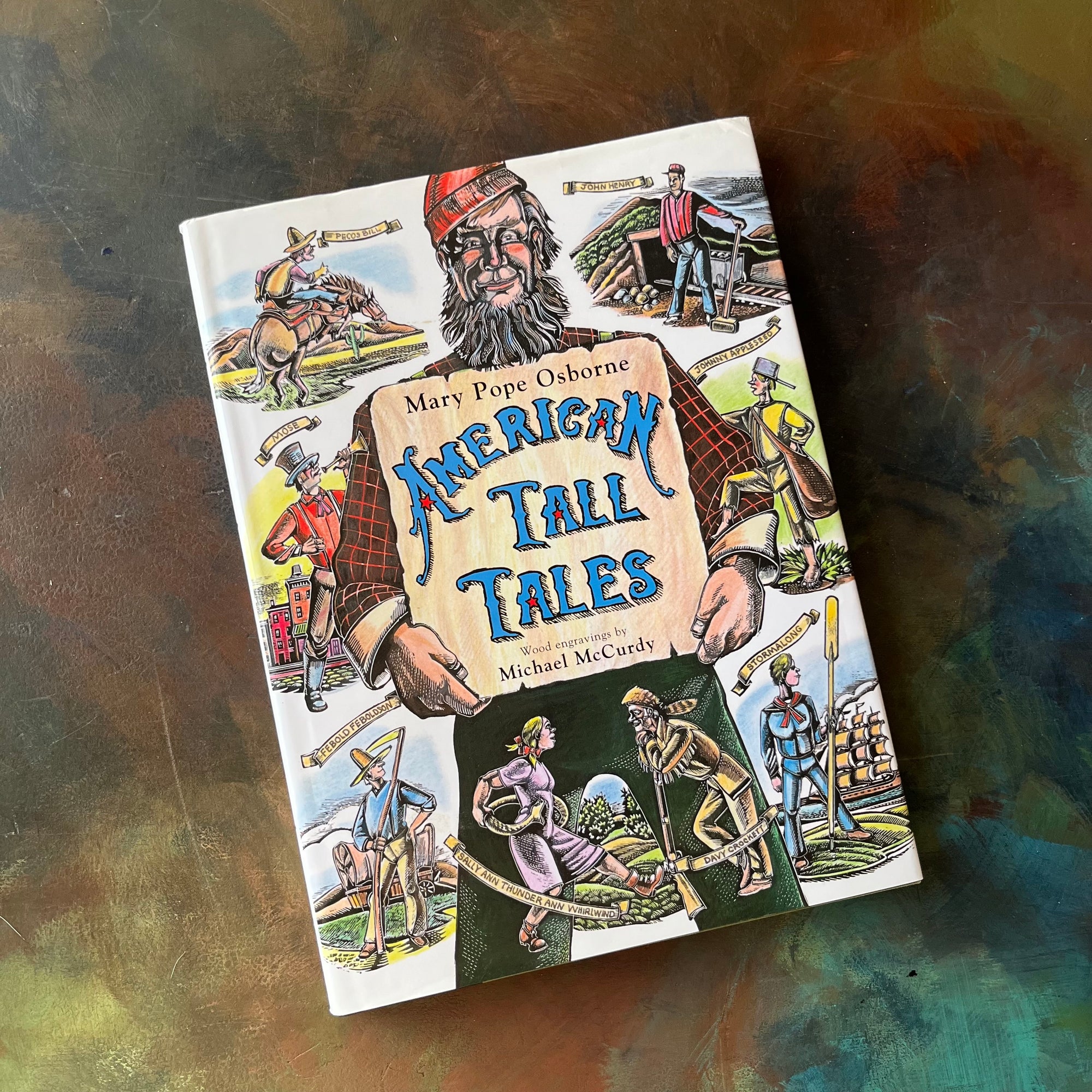 American Tall Tales By Mary Pope Osborne Log Cabin Vintage american-tall-tales-by-mary-pope-osborne-log-cabin-vintage