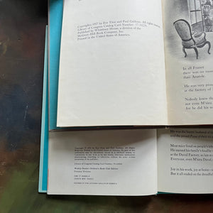 Anatole books written by Eve Titus with illustrations by Paul Galdone-Anatole and the Toyshop and Anatole and the Cat-vintage children's picture books-weekly reader books-view of the copyrights