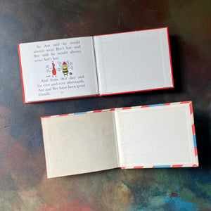 Angela Banner Ant and Bee Book Set-Ant and Bee and the ABC-Happy Birthday with Ant and Bee-vintage picture books-vintage children's storybooks-view of the back, inside covers