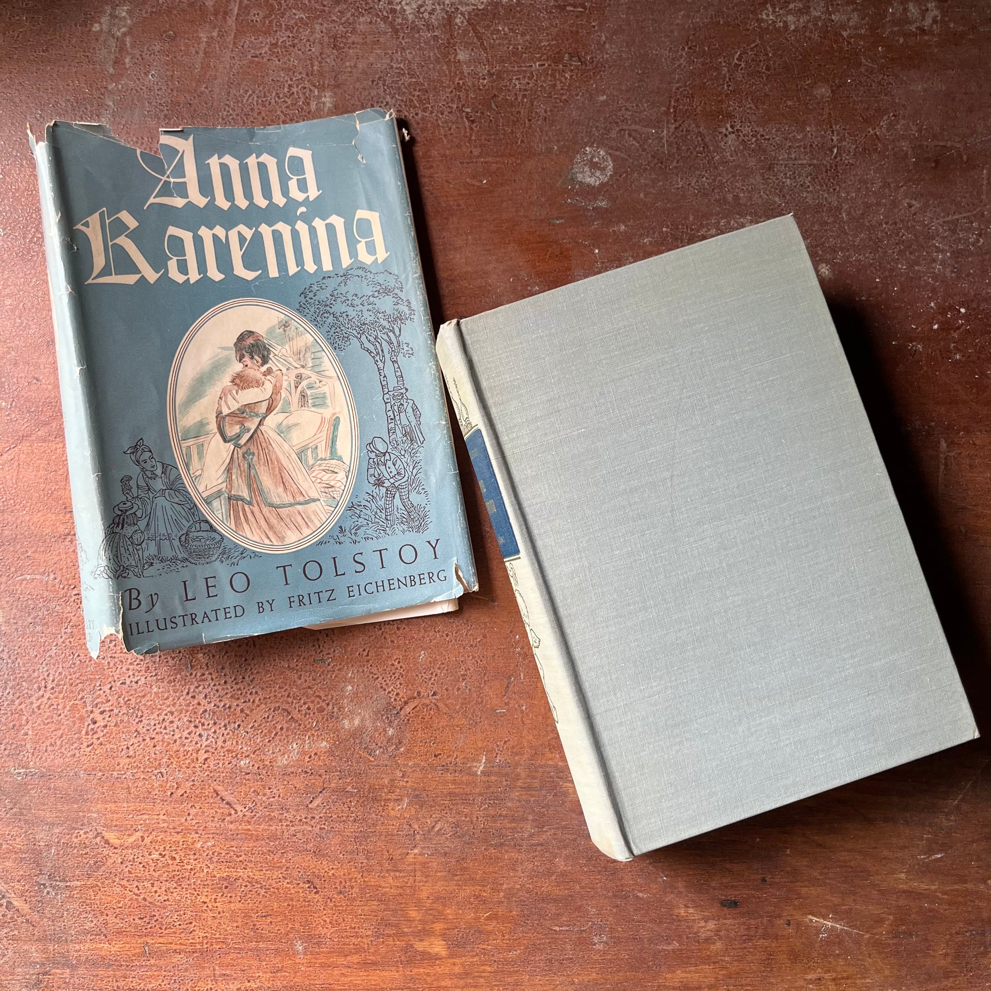 Anna Karenina by Leo Tolstoy - 1946 Book Club Edition - Log Cabin Vintage
