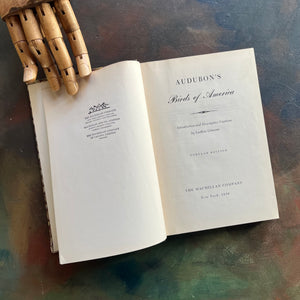 Audubon’s Birds of America Popular Edition, 1950 by John James Audubon-view of the title page