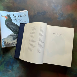 Audubon's Birds of America by John James Audubon-The Royal Octavo Edition-500 bird prints in one book-view of the half title page