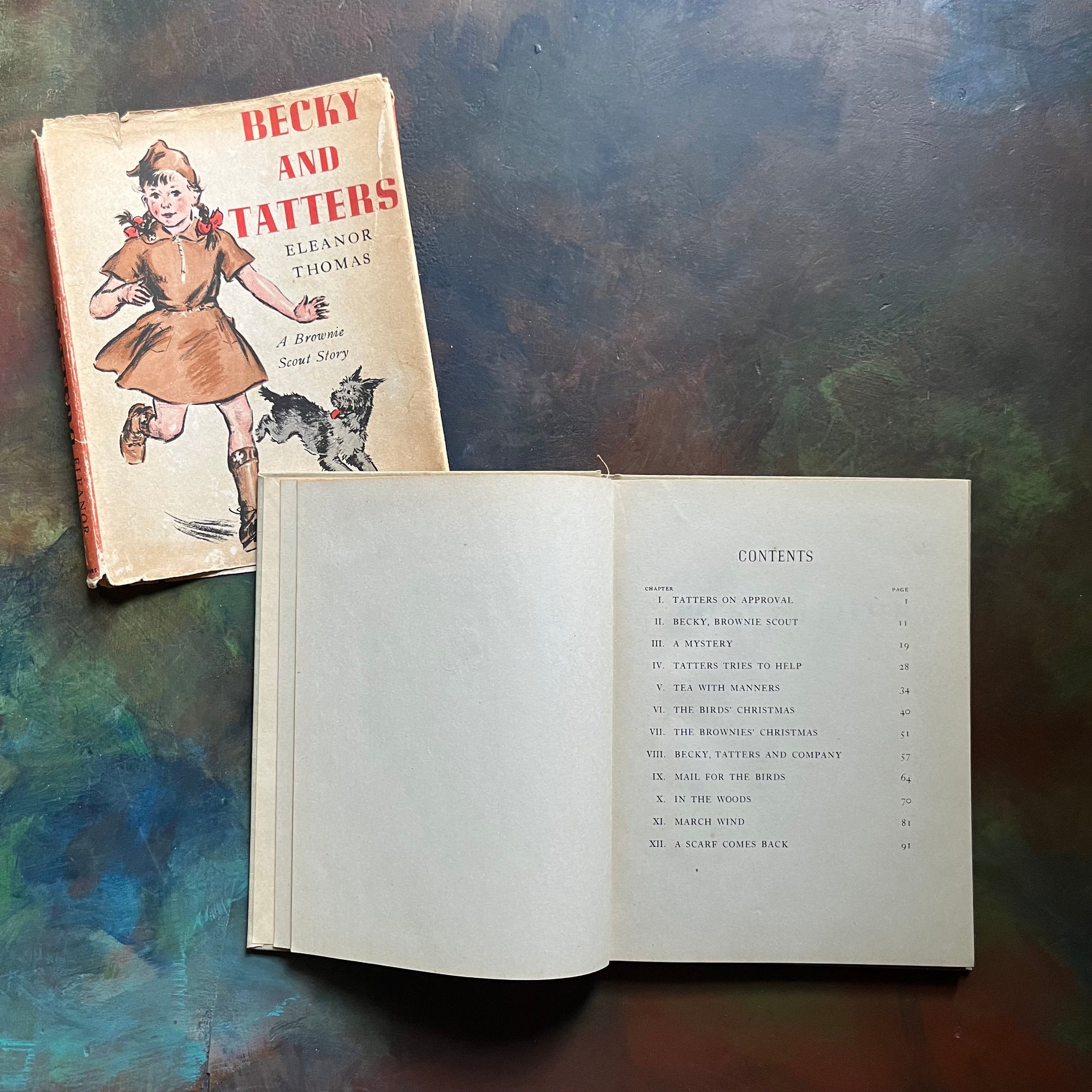 Becky and Tatters:  A Brownie Scout Story by Eleanor Thomas - 1940 First Edition