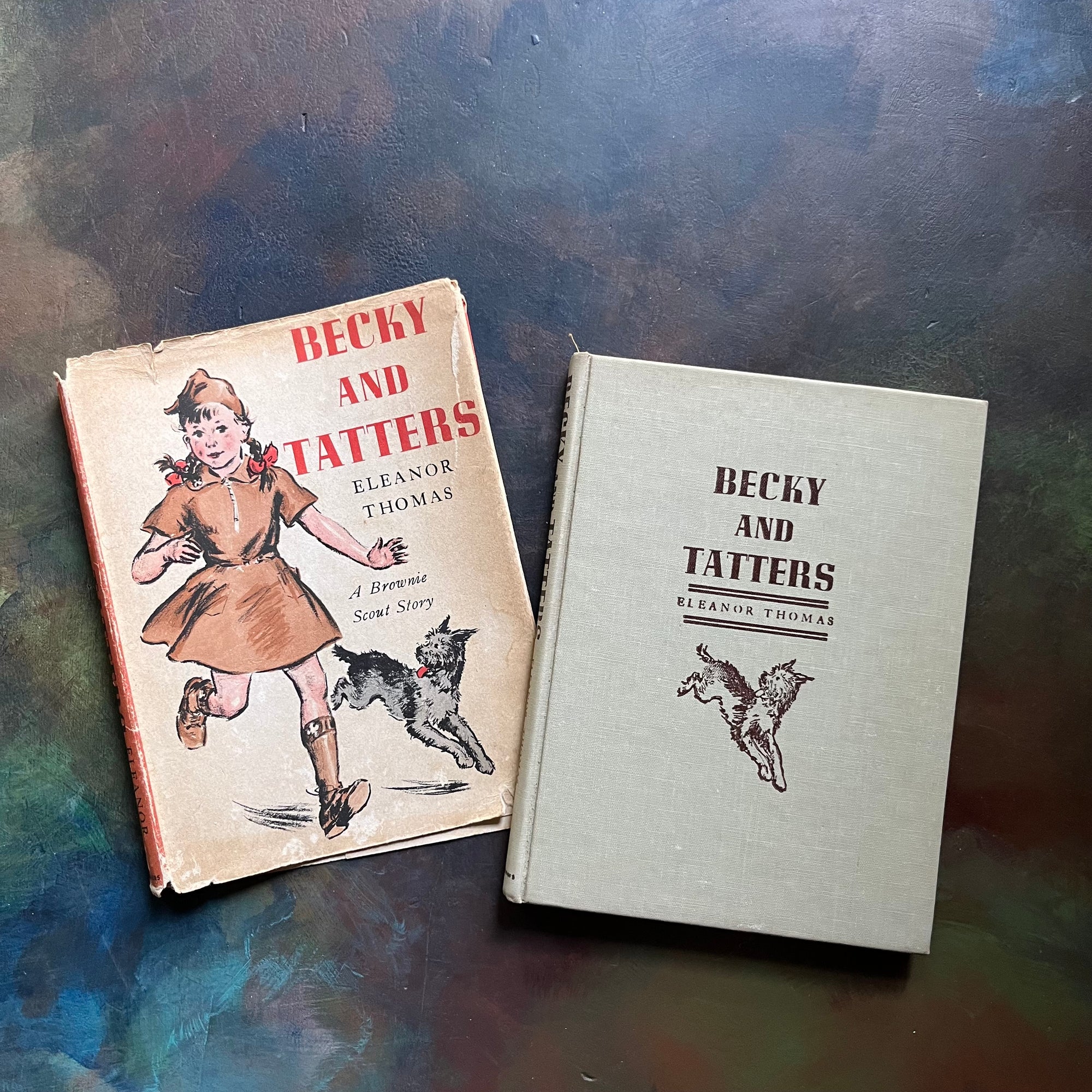 Becky and Tatters:  A Brownie Scout Story by Eleanor Thomas - 1940 First Edition