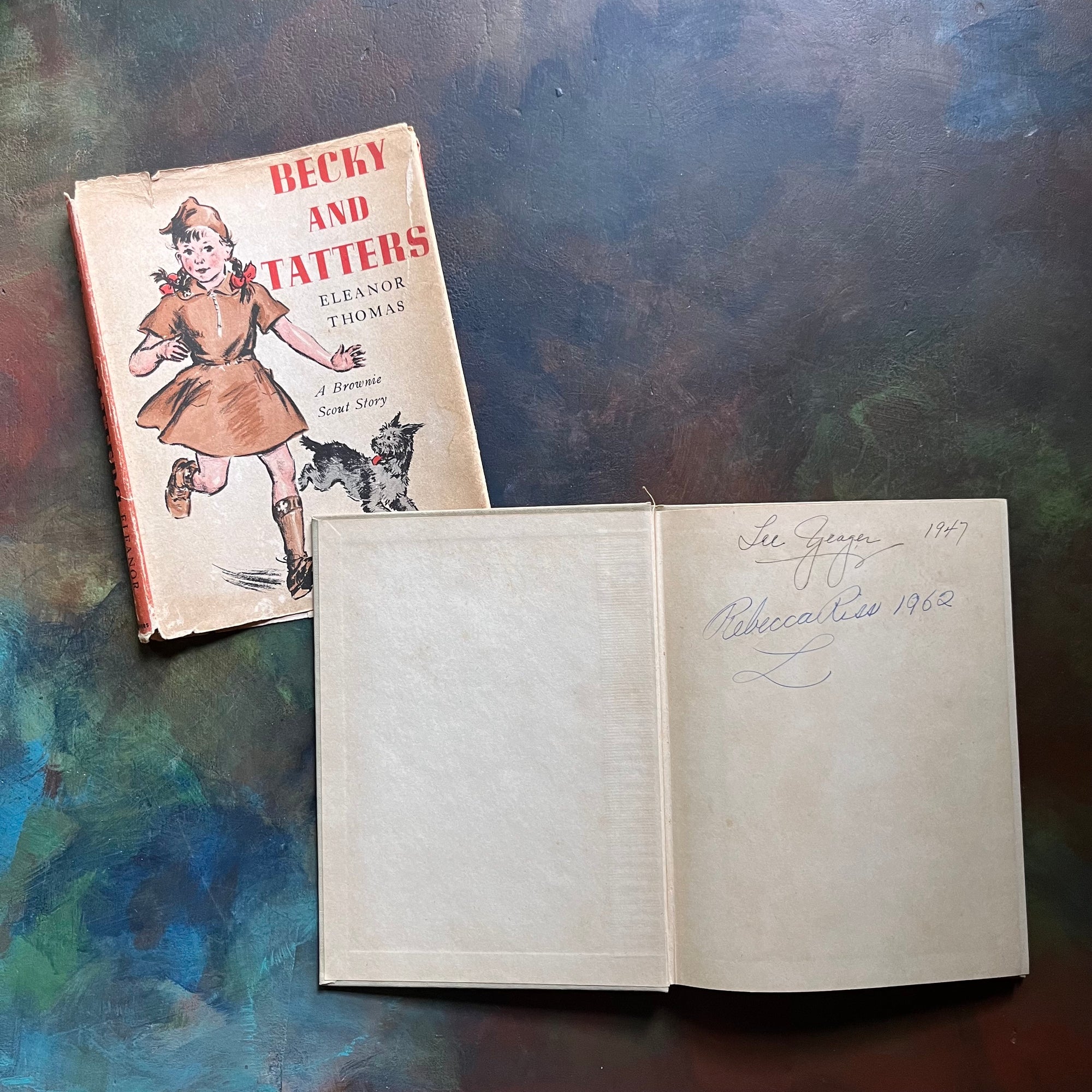Becky and Tatters:  A Brownie Scout Story by Eleanor Thomas - 1940 First Edition