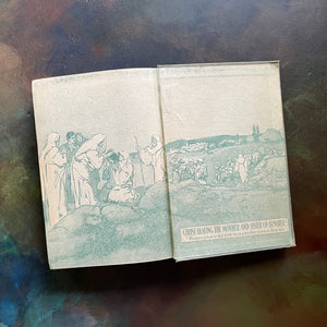Ben Hur written by Lew Wallace-1908 Wallace Memorial Edition-vintage historical fiction-Classic American Literature-Living Book-view of the back inside cover