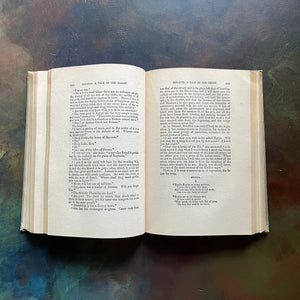 Ben Hur written by Lew Wallace-1908 Wallace Memorial Edition-vintage historical fiction-Classic American Literature-Living Book-view of the inside content