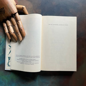 Bible Stories for Young Readers Adapted by April Oursler Armstrong-Junior Deluxe Editions Book Club Book-vintage Bible Stories for Children-view of the copyright & dedication pages
