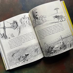 Bill Peet An Autobiography-vintage history book for kids-Caldecott Honor Book-vintage biography-Disney Illustrator-written and illustrated by Bill Peet - view of the illustrations in black and white