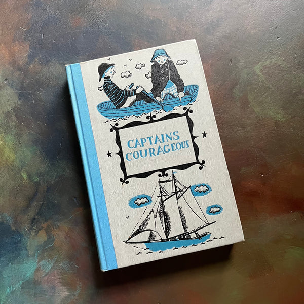 Captains Courageous by Rudyard Kipling - a 1957 Junior Deluxe Editions ...