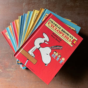 【即納&大特価】 Charlie Brown's 'Cyclopedia Complete 15 Book Set - Log Cabin 絵本・児童書