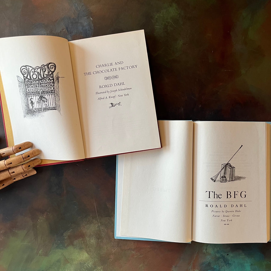 Charlie and the Chocolate Factory & The BFG by Roald Dahl - Log Cabin ...