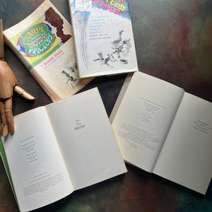 Charlie and the Chocolate Factory-Charlie and the Glass Elevator written by Roald Dahl-early editions-classic children's literature-view of the copyright pages