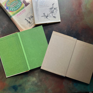 Charlie and the Chocolate Factory-Charlie and the Glass Elevator written by Roald Dahl-early editions-classic children's literature-view of the inside covers