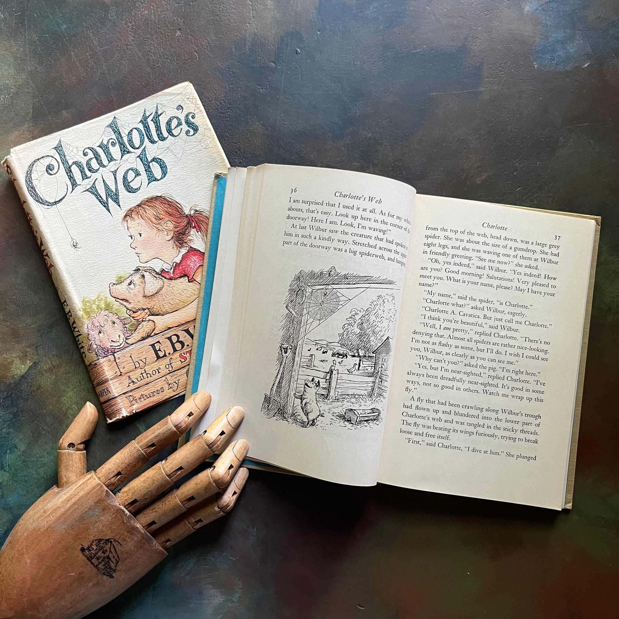 Stated First Edition of Charlotte's Web by E. B. White with Illustrati ...