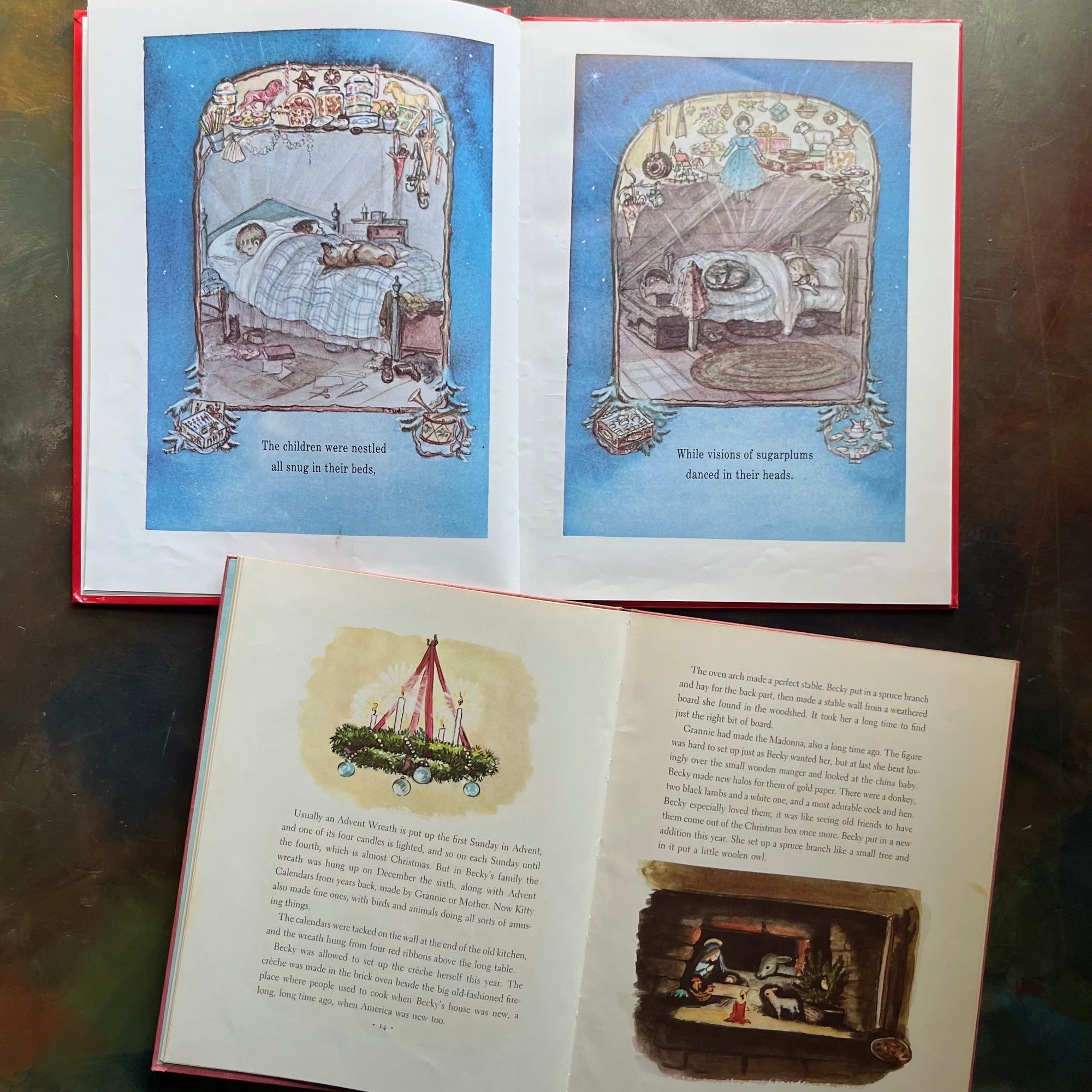 Tasha Tudor Christmas Books | Vintage Children's Book Set