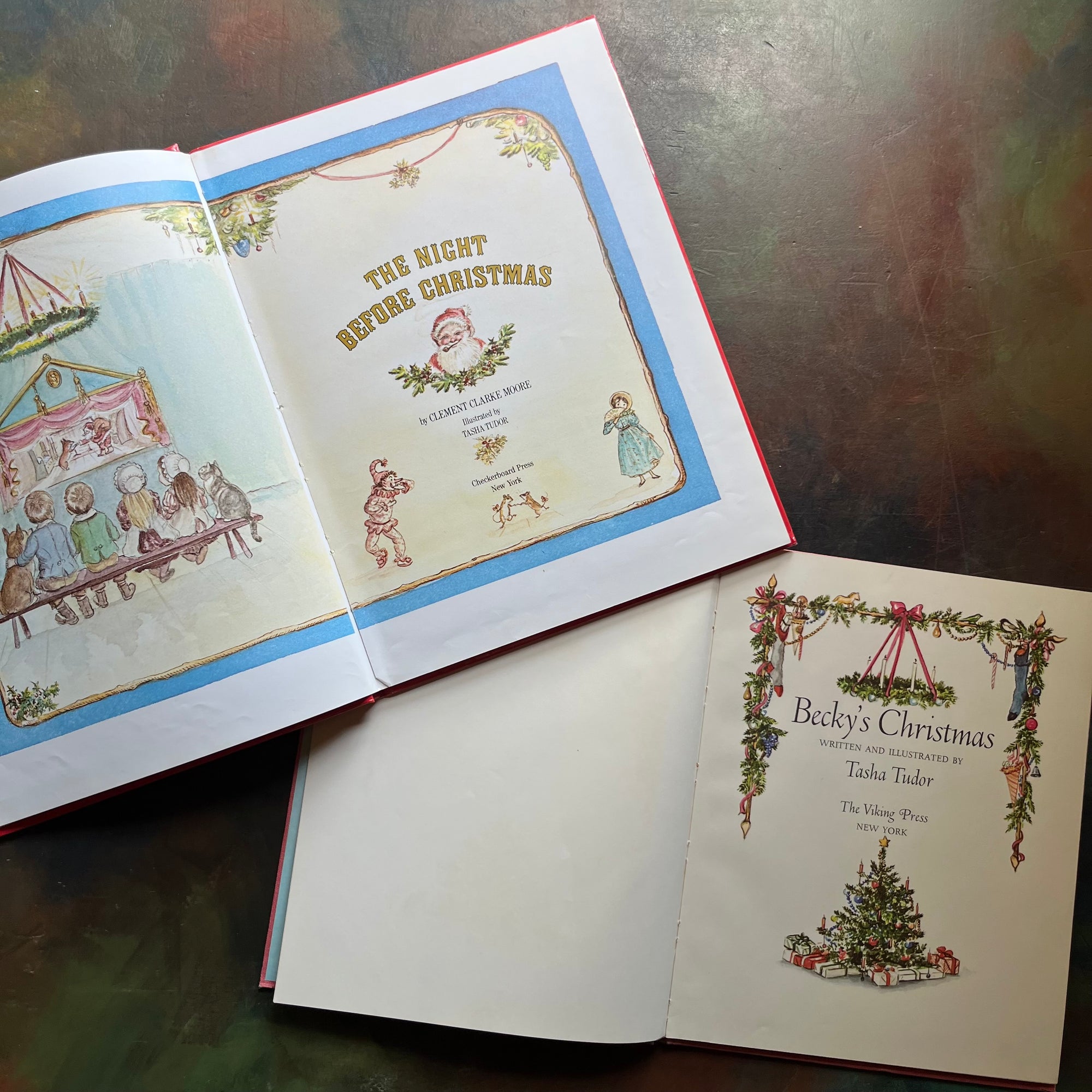 Tasha Tudor Christmas Books | Vintage Children's Book Set