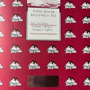 Children's Classics Book Set includes A Little Princess, The Secret Garden, Anne of Green Gables, and Heidi-perfect read-aloud editions for young readers & families-view of the names & bookstore sticker inside one front cover