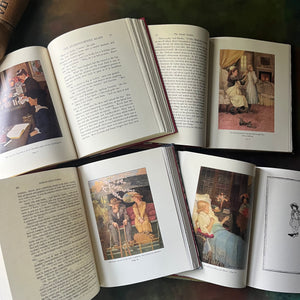 Children's Classics Book Set includes A Little Princess, The Secret Garden, Anne of Green Gables, and Heidi-perfect read-aloud editions for young readers & families-view of the illustrations