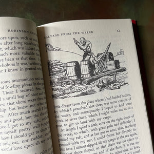 Children's Classics Six Book Set-Robin Hood-The Adventures of Tom Sawyer-Arabian Nights-Alice in Wonderland-Robinson Crusoe-Andersen's Fairy Tales-classic literature every child should read-view of the illustrations