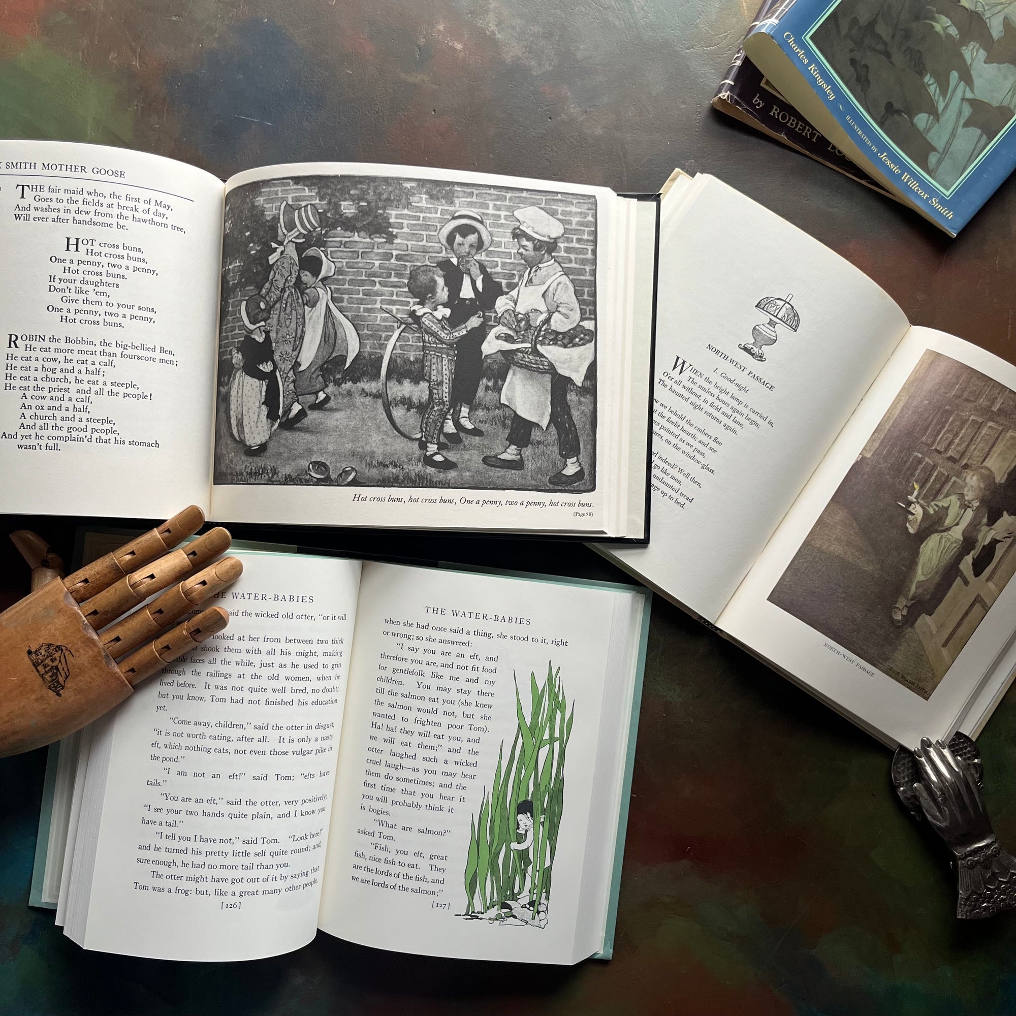 Set of Three Classic Children's Books Illustrated by Jessie Wilcox