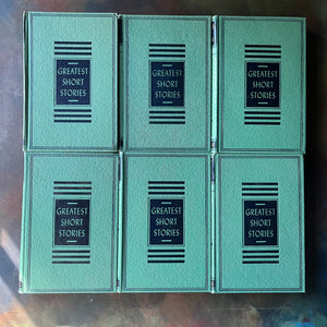 Collier's Greatest Short Stories-Complete 6 Volume Set-Classic American Short Stories-Famous Short Stories-view of the front covers