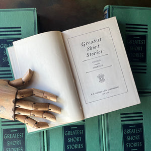 Collier's Greatest Short Stories-Complete 6 Volume Set-Classic American Short Stories-Famous Short Stories-view of the title page