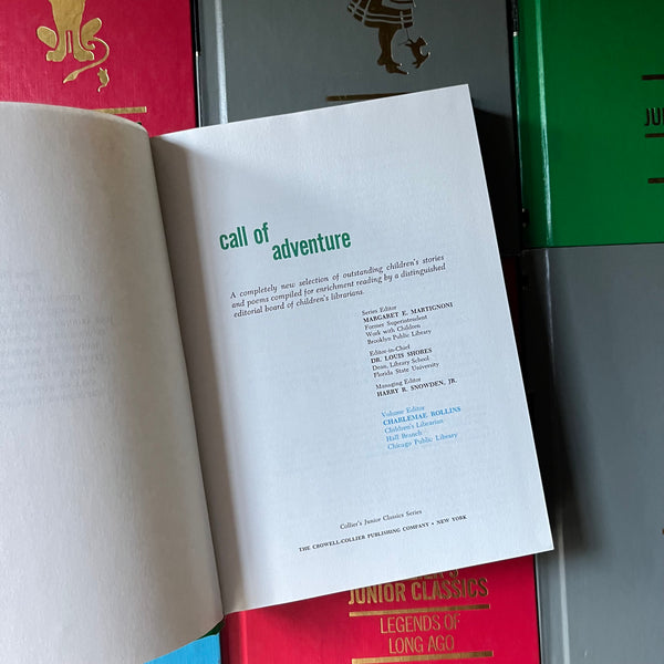 Collier's Junior Classics 10 Volume Complete Set For Sale - Log Cabin ...