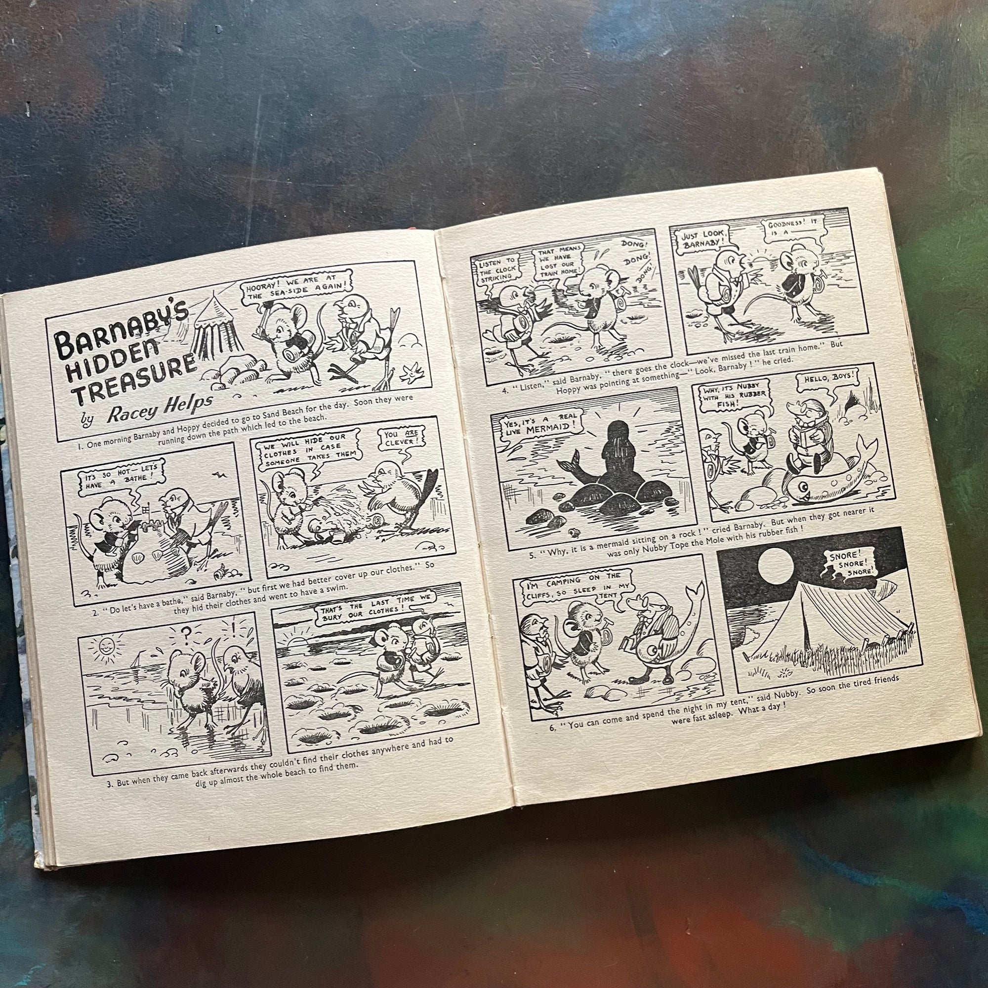 Pair of Vintage Children's Christmas Books:  Collins Children's Annual & Whitman Christmas Stories