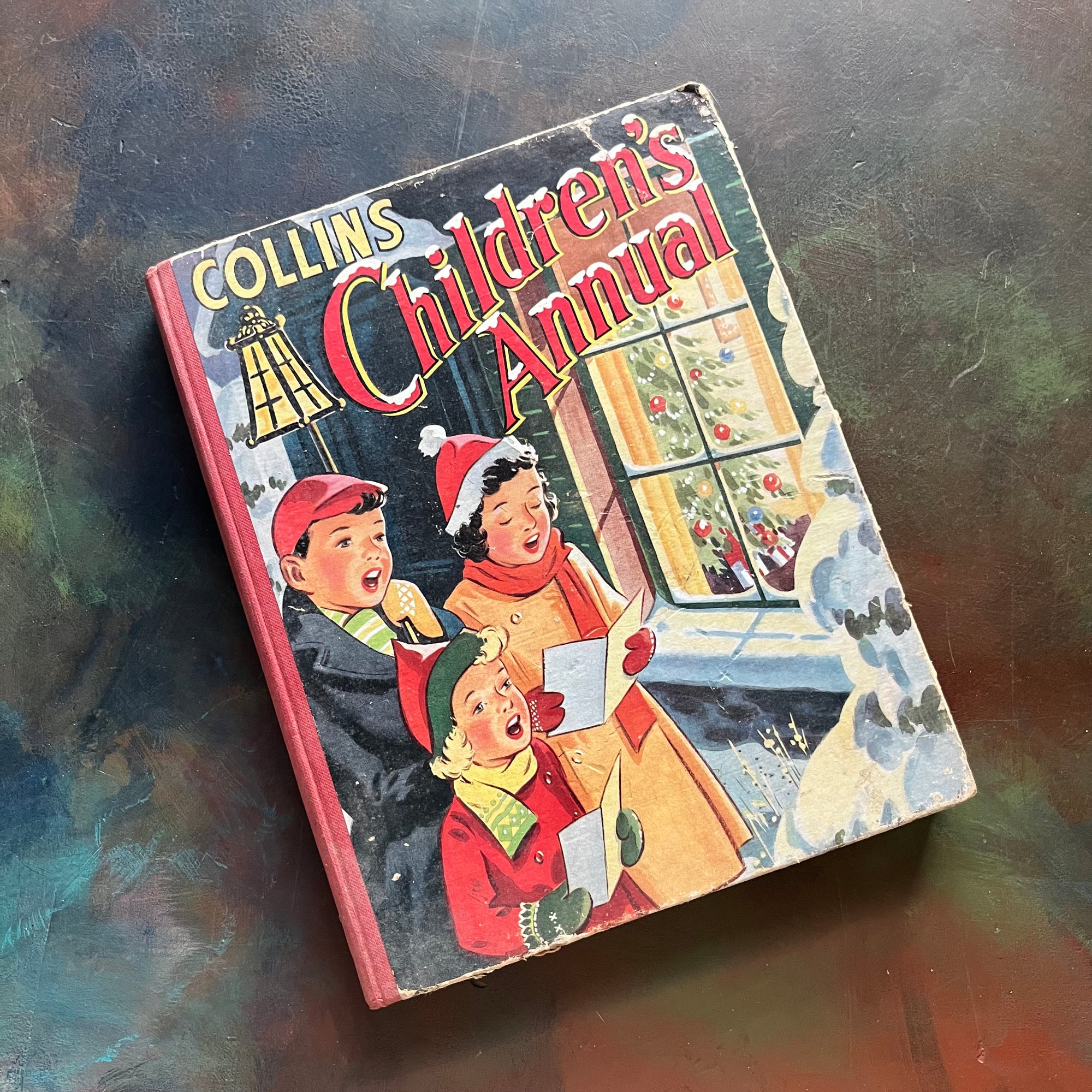 Pair of Vintage Children's Christmas Books:  Collins Children's Annual & Whitman Christmas Stories